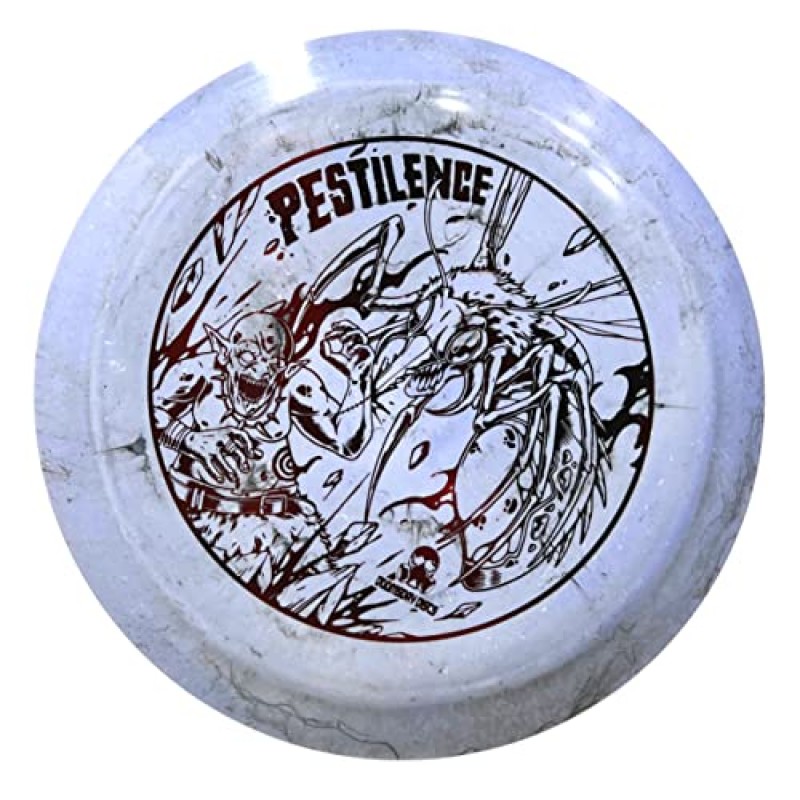 DOOMSDAY DISCS Pestilence 디스크 골프 디스턴스 드라이버 | 쉬운 거리를 위해 던지기 쉽습니다.