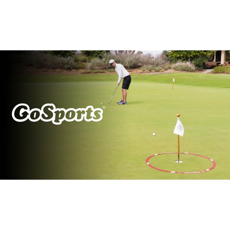 GoSports LAG CIRCLE 퍼팅 및 치핑 훈련 도구 - 6피트 및 3피트 서클 포함