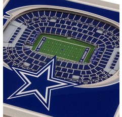 YouTheFan NFL Dallas Cowboys 3D StadiumView Coasters - AT&T 스타디움