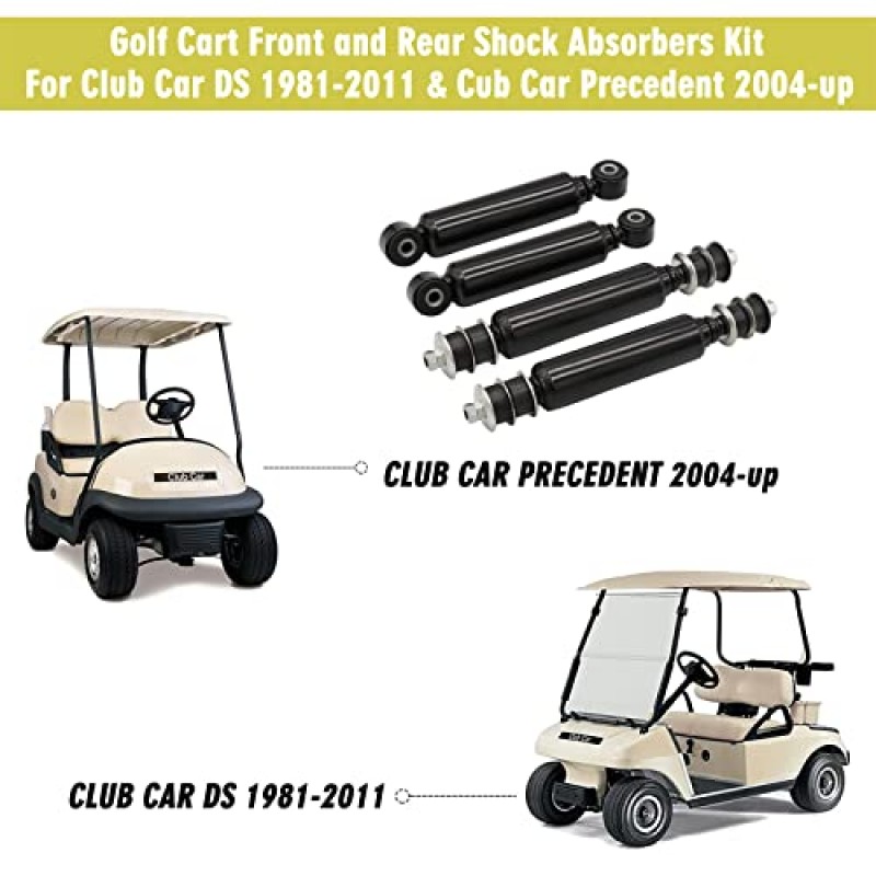 Club Car Precedent&Tempo 및 DS용 CLUBRALLY 전방 또는 후방 완충 장치 1014235 102588601 1027064-01 102588501