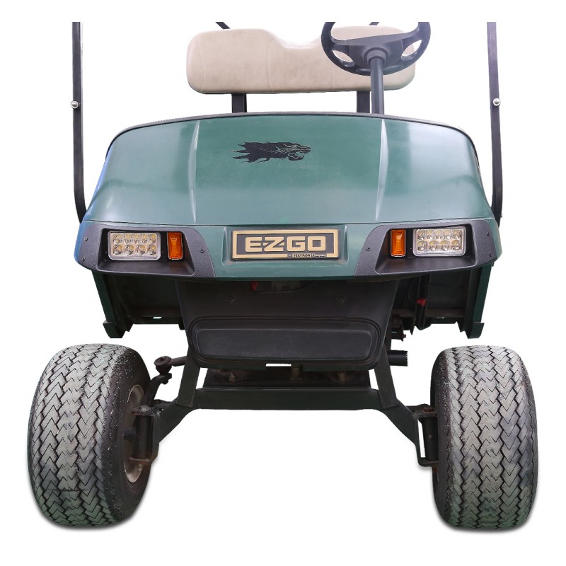 10L0L 골프 카트 Ezgo TXT LED 라이트 키트(주간 주행 포함) 1995-2013(12V-48V)용 하이/로우 빔 라이트 방향 지시등 라이트 브레이크 라이트가 있는 TXT 골프 카트