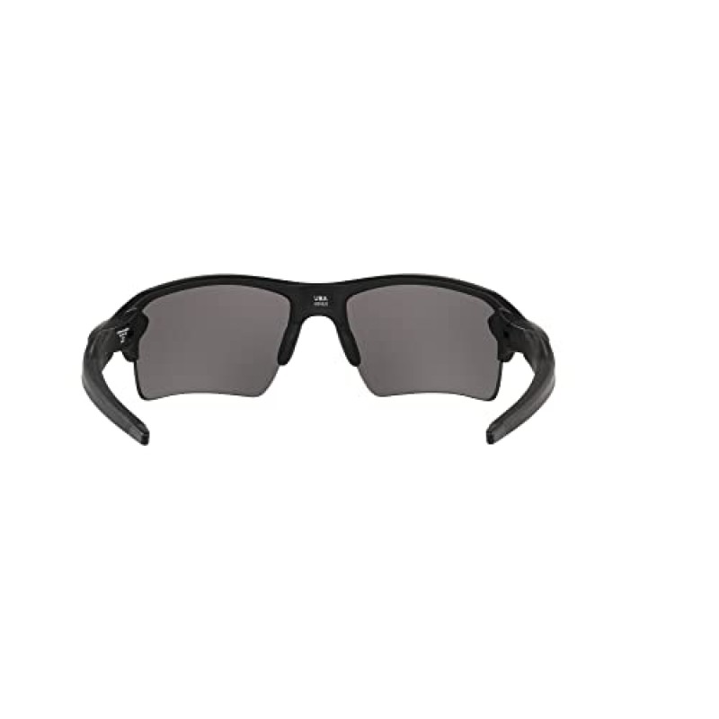 Oakley SI 남성 OO9188 Flak 2.0 XL 직사각형 선글라스, 매트 블랙/프리즘 그레이 편광, 59mm