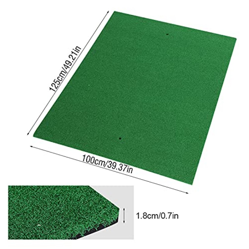 골프 타격 매트, 골프 연습 매트, 휴대용 야외 골프 훈련 매트, 홈 골프 치핑 게임 훈련 보조 장치, 실내, 실외, 골프 애호가, 초보자를 위한 골프 잔디 연습 매트