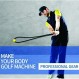 루키 골프 스윙 연습 장거리 로프 럭셔리 골프 스윙 로프 골프 용품 골프 훈련 장비 골프 로프 스윙 연습기 골프 스윙 훈련 보조기 (대형(37"))