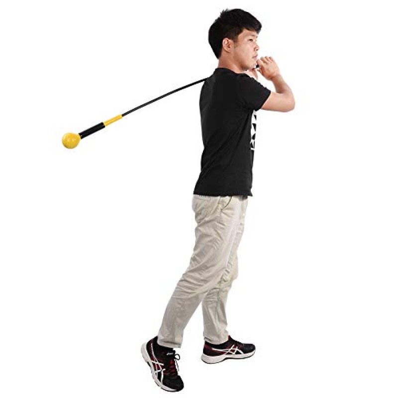 딜웨 골프 스윙 트레이너, 근력 및 템포 훈련을 위한 골프 훈련 보조 골프 클럽 장비