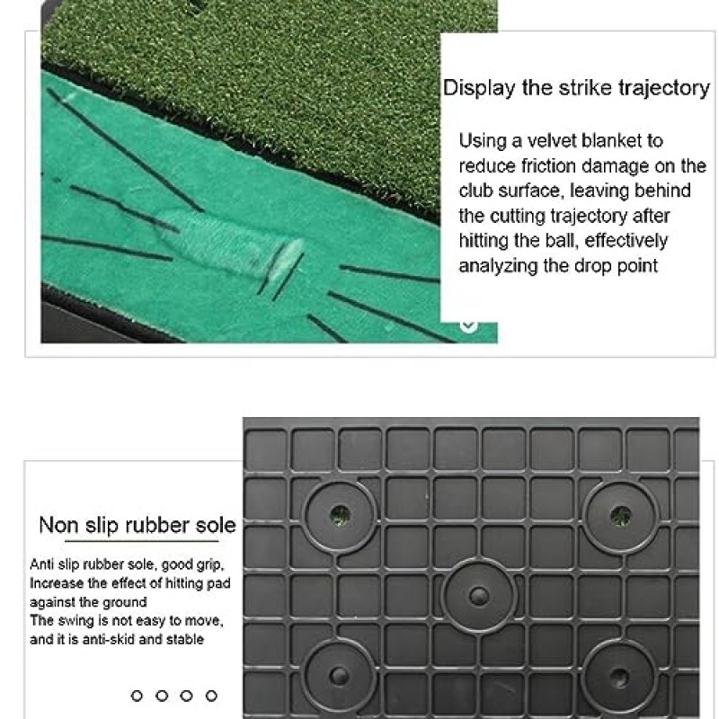 소이단 골프배팅쿠션, 벨벳배팅쿠션, 실내스윙연습용 소형배팅쿠션, 치핑트레이닝매트 미끄럼방지