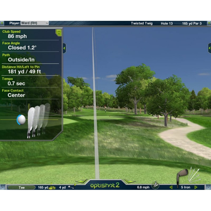 가정용 OptiShot 2 골프 시뮬레이터 | 박스 시리즈 골프