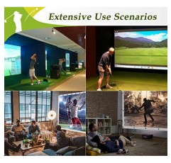 가갈릴레오 골프 시뮬레이터 임팩트 스크린, 골프 프로젝션 스크린, 골프 훈련용 프로젝션 스크린, 골프 스윙 트레이너, 홈 초보자를 위한 실내 골프 시뮬레이터 임팩트 스크린