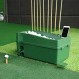 골프 공 디스펜서 기계 자동 티업 머신 리트리버 골프 클럽 주최자 골프 공 게임용 큐 홀더가 있는 골프 공 컨테이너 디스펜서 전기가 필요하지 않은 학습 스포츠 게임 클럽