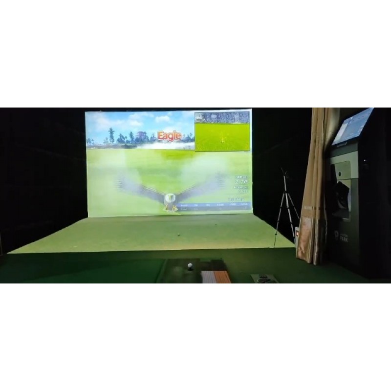 Obokidlyamor 실내 골프 시뮬레이터 임팩트 스크린, 골프 훈련용 골프 시뮬레이터 프로젝션 스크린; 실내 골프 공 임팩트 스크린 디스플레이 프로젝터