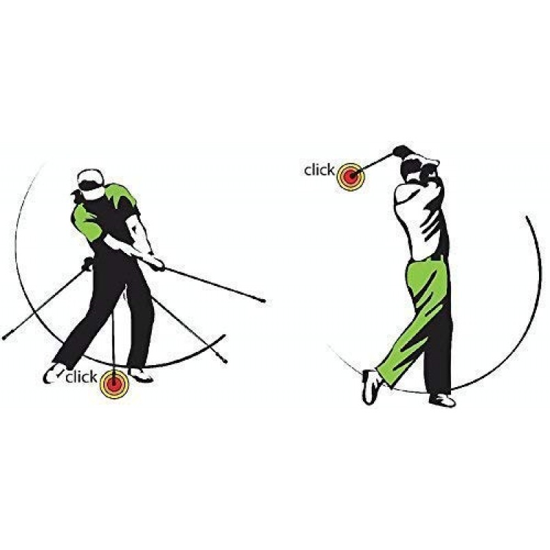 스윙 캐디: 거리, 리듬, 템포, 정확성 및 워밍업에 대한 특허를 받은 골프 스윙 트레이너