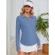 LOMON 여성 긴 소매 셔츠 Sun Protection 1/4 Zip 여름 빠른 건조 하이킹 셔츠 여성용 쿼터 지퍼 풀오버