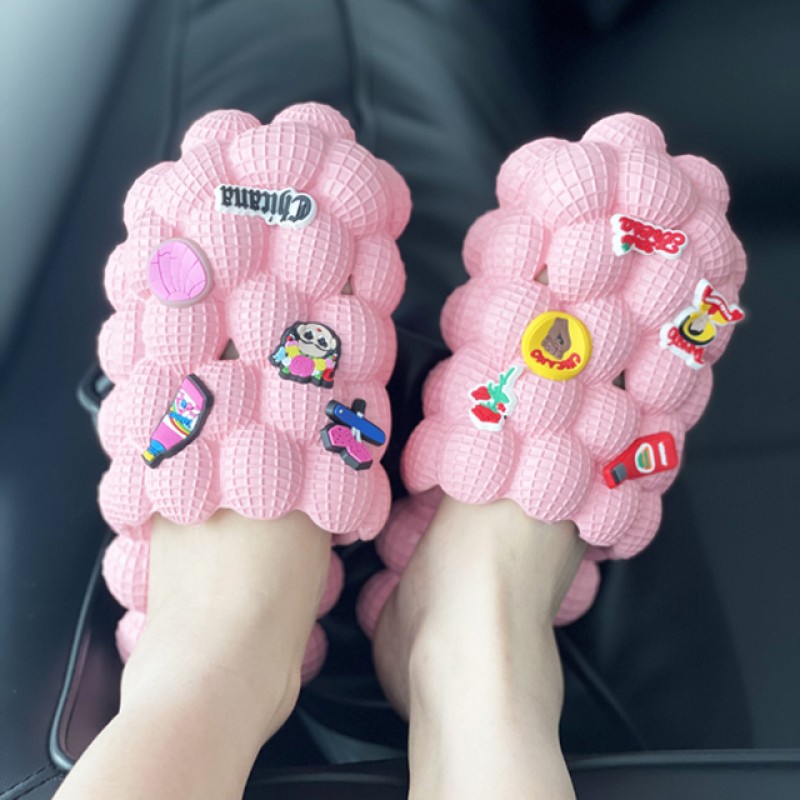 여성과 남성을 위한 rosyclo 버블 슬라이드, 유니섹스 마사지 버블 슬리퍼, 매력이 있는 골프 공 슬라이드, 미끄럼 방지 슈퍼 소프트 홈 하우스 샤워 슬리퍼 욕실 클라우드 쿠션 슬리퍼 샌들