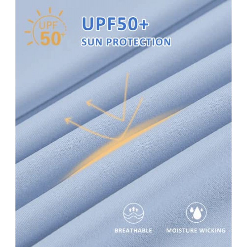 여성용 골프 셔츠 V-넥 스포츠 여성용 탑 UPF 50+ 수분 흡수 속건성 자외선 차단