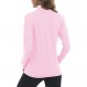 MAGCOMSEN 여성용 UPF 50+ 경량 운동 재킷 자외선 차단 풀 지퍼 긴 소매 셔츠 하이킹 야외 주머니