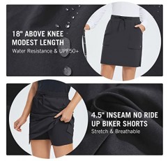BALEAF 여성용 골프 Skort 18 