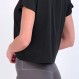 Real Essentials 5 팩: 여성용 드라이핏 크롭 탑 - 반소매 크루넥 스트레치 운동용 티셔츠(플러스 사이즈로 구매 가능)