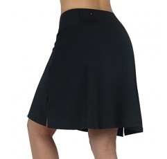 beroy Skorts 여성용 스커트,여성용 무릎 길이 스커트,반바지가 있는 운동 스커트