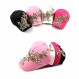 Gudessly Bling 여성 야구 모자 꽃 Snapback 라인 석 태양 모자 조정 가능한 데님 청바지 모자