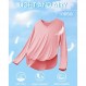 여성용 G4Free 긴 소매 운동 탑 경량 운동 러닝 셔츠 UPF 50+ UV Protection Sun Shirts