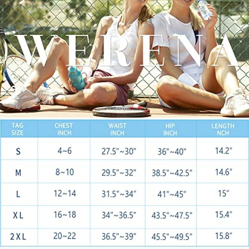 여성용 하이 웨이스트 테니스 스커트 포켓이 있는 스커트 반바지 운동용 골프 러닝 스커트 운동 액티브웨어