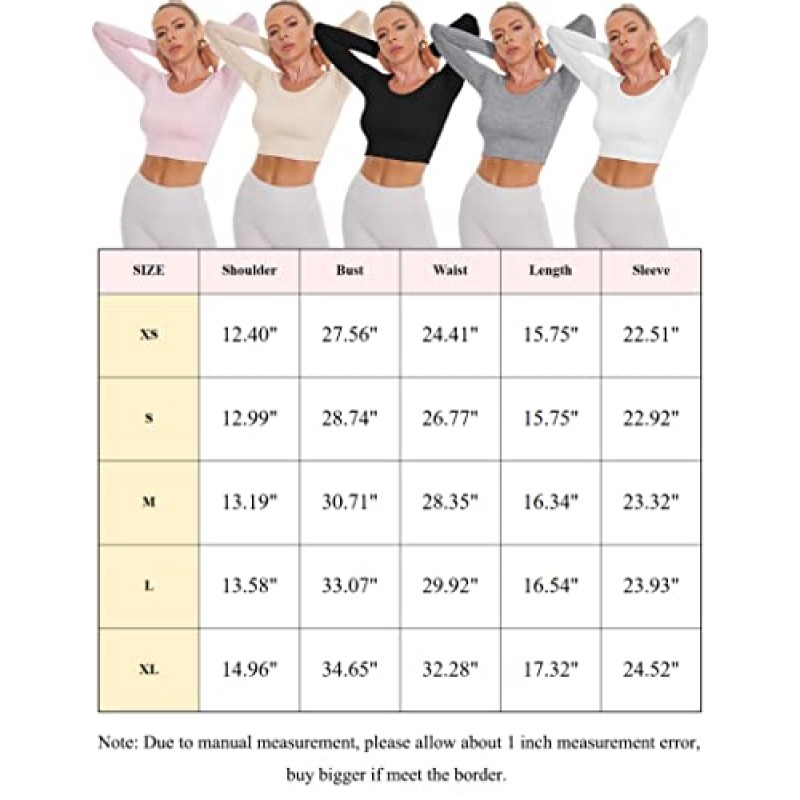 Chioni.od 여성 운동용 긴 소매 셔츠 요가 자르기 탑 십대 소녀를위한 캐주얼 섹시한 T 셔츠