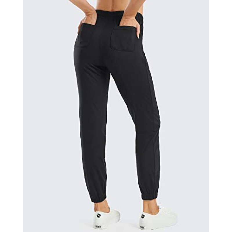 G4Free 여성용 골프 바지 캐주얼 라운지 여행을 위한 4개의 포켓이 있는 테이퍼드 조깅 바지 스트레치 운동 바지
