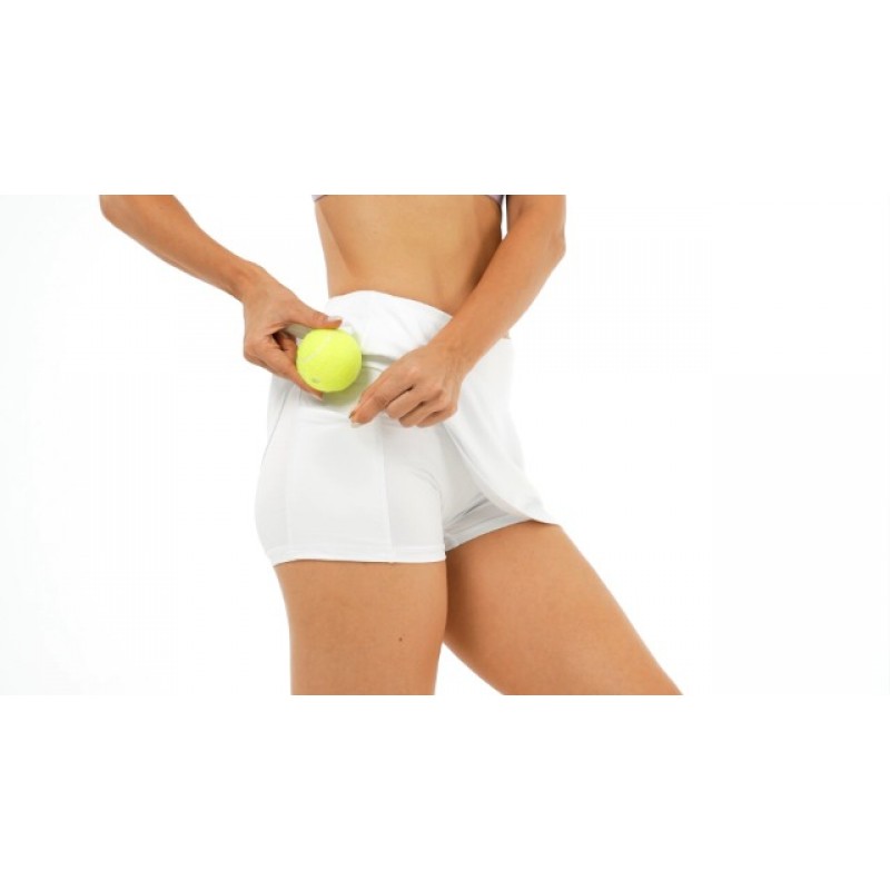 Icyzone 여성용 운동용 테니스 스커트 포켓 반바지, 운동 러닝 골프 스커트