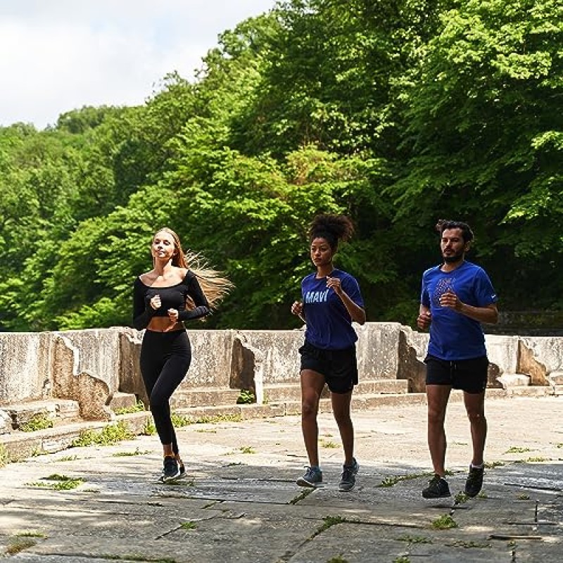 GoWith 얇은 남녀공용 런닝양말, 대나무로 만든 레이온 경량 제로쿠션양말, 스트라이프 로우컷 골프양말