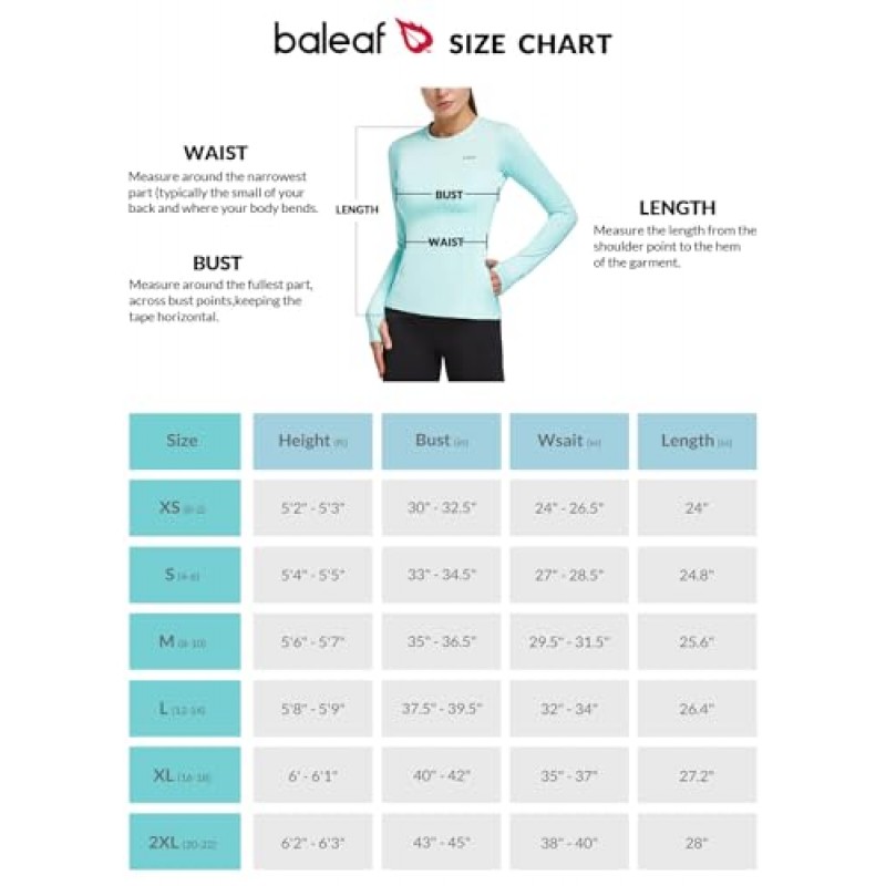 BALEAF 여성용 열 플리스 탑 추운 날씨를 위한 엄지손가락 구멍 지퍼 포켓이 있는 긴 소매 달리기 운동 셔츠