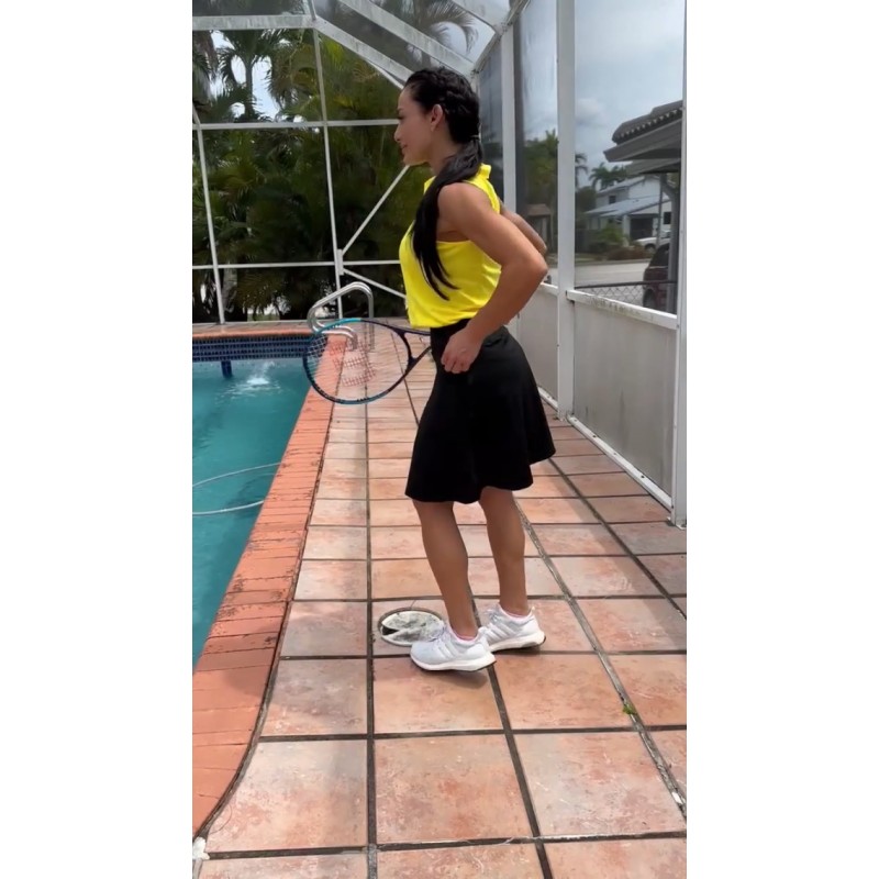 COOrun 여성용 골프 폴로 셔츠 민소매 속건성 테니스 티셔츠 칼라 탱크 탑이있는 경량 V 넥