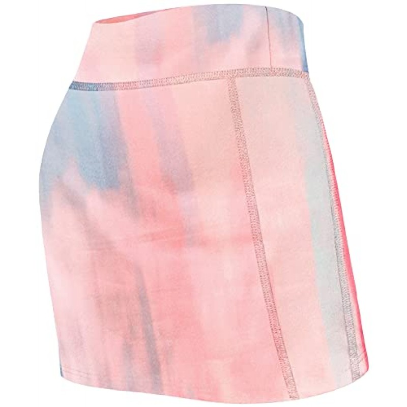 BLEVONH 라이너 미끄럼 방지 벨트 골프 Skorts 스커트 여성용 포켓 XS-2XL