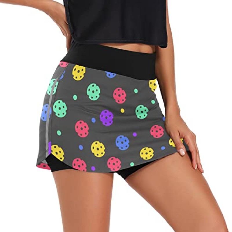 Cindly 여성용 테니스 스커트 포켓이 있는 골프 스커트 운동용 스커트 운동용