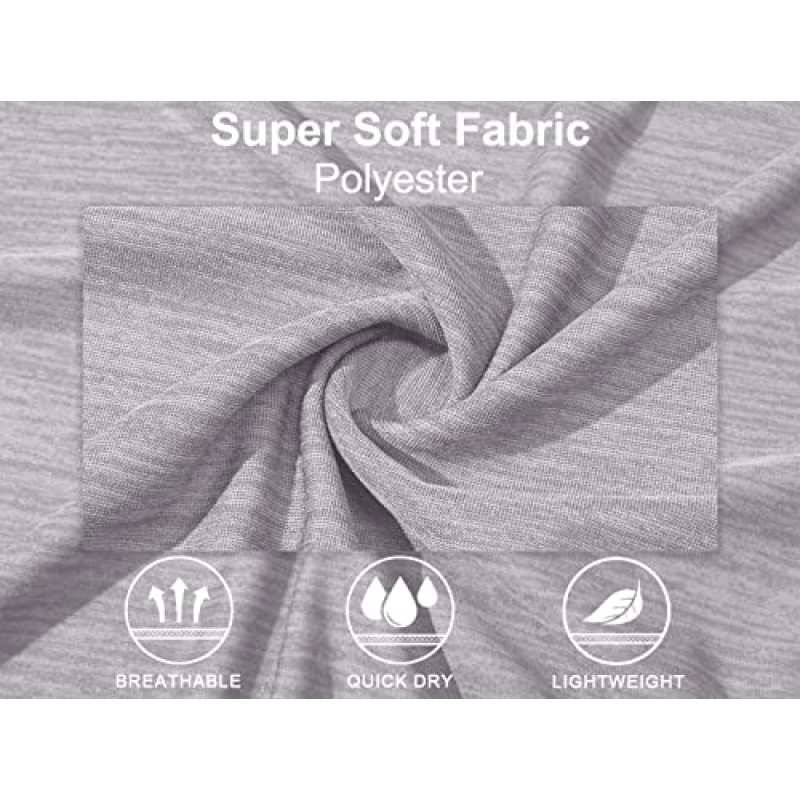 MAGCOMSEN 여성용 V 넥 운동 셔츠 반팔 수분 흡수 요가 티셔츠 Quick Dry Athletic Tops