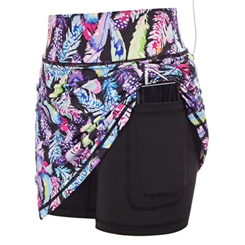 JACK SMITH 테니스 골프 스포츠 운동용 포켓이 있는 여성용 활성 운동 스커트 운동 스커트