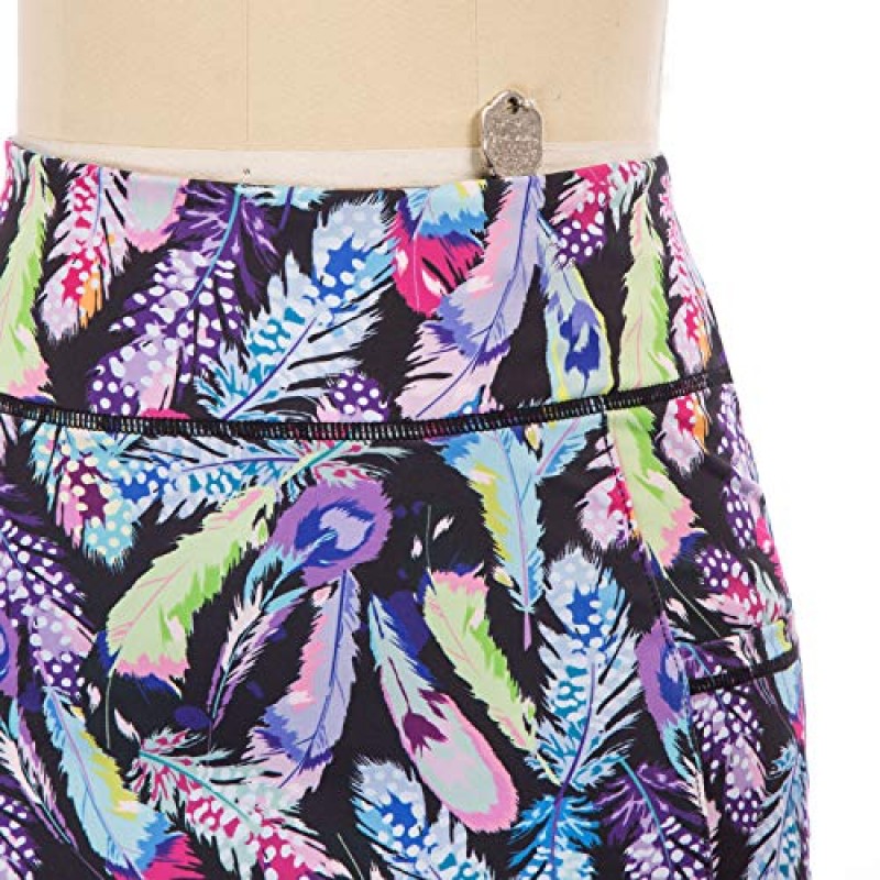 JACK SMITH 테니스 골프 스포츠 운동용 포켓이 있는 여성용 활성 운동 스커트 운동 스커트