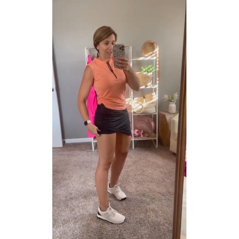 JACK SMITH 테니스 골프 스포츠 운동용 포켓이 있는 여성용 활성 운동 스커트 운동 스커트