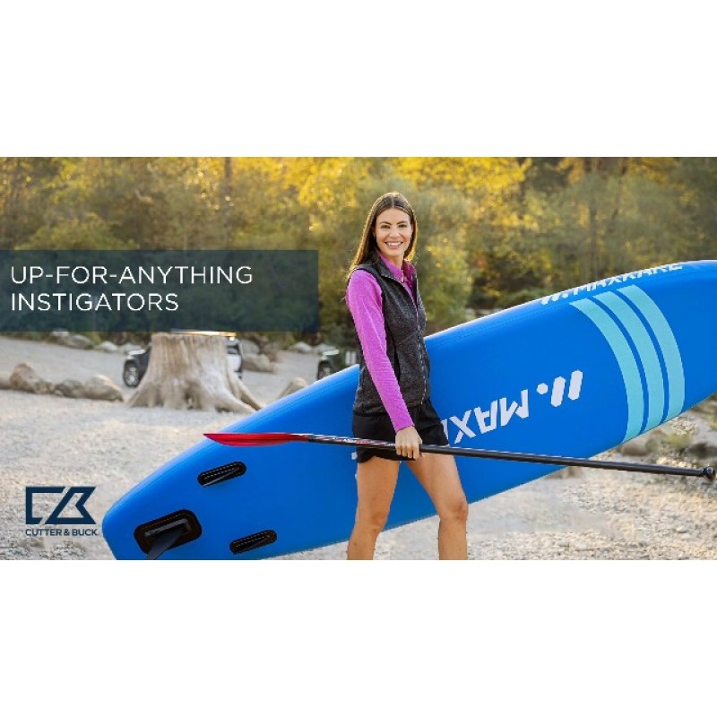 커터 앤 벅 여성용 어댑트 하이브리드 풀집 후디