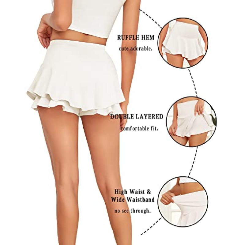 WOWENY 여성용 Skorts 스커트 18