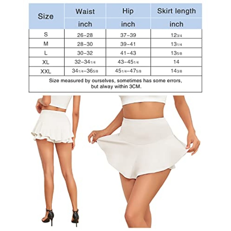 WOWENY 여성용 Skorts 스커트 18