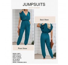Dokotoo Jumpsuit for Womens Dressy Casual 2023 여름용 원피스 Romper 콜드 숄더 의상
