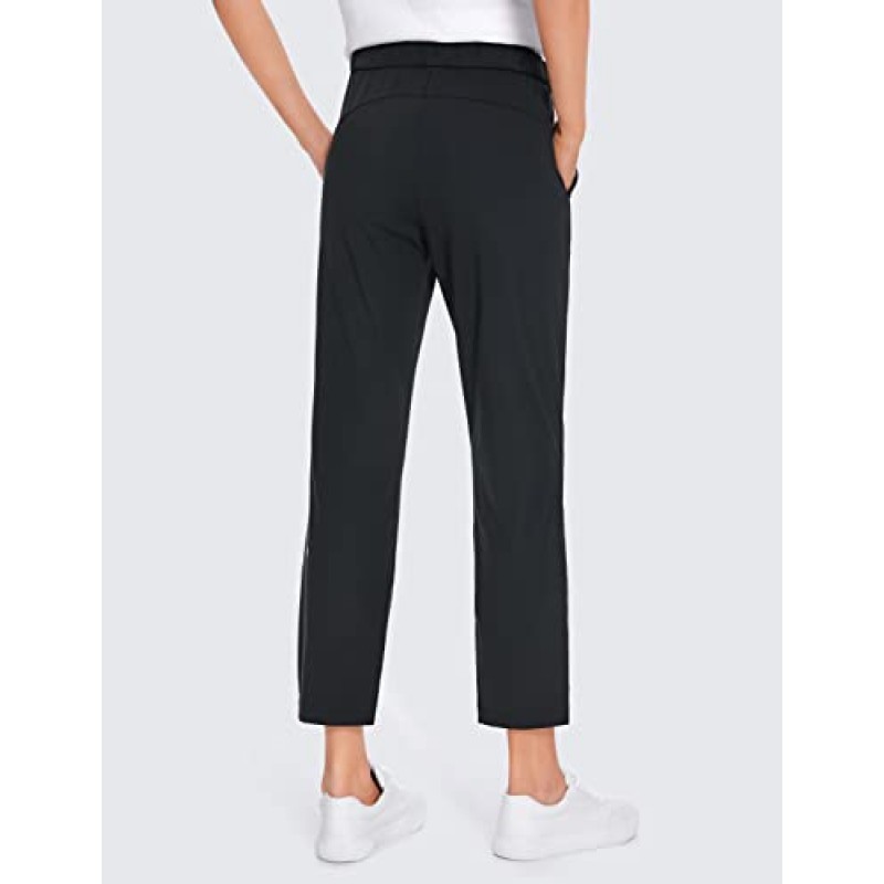 CRZ YOGA 여성용 하이 웨이스트 4방향 스트레치 골프 카프리 25