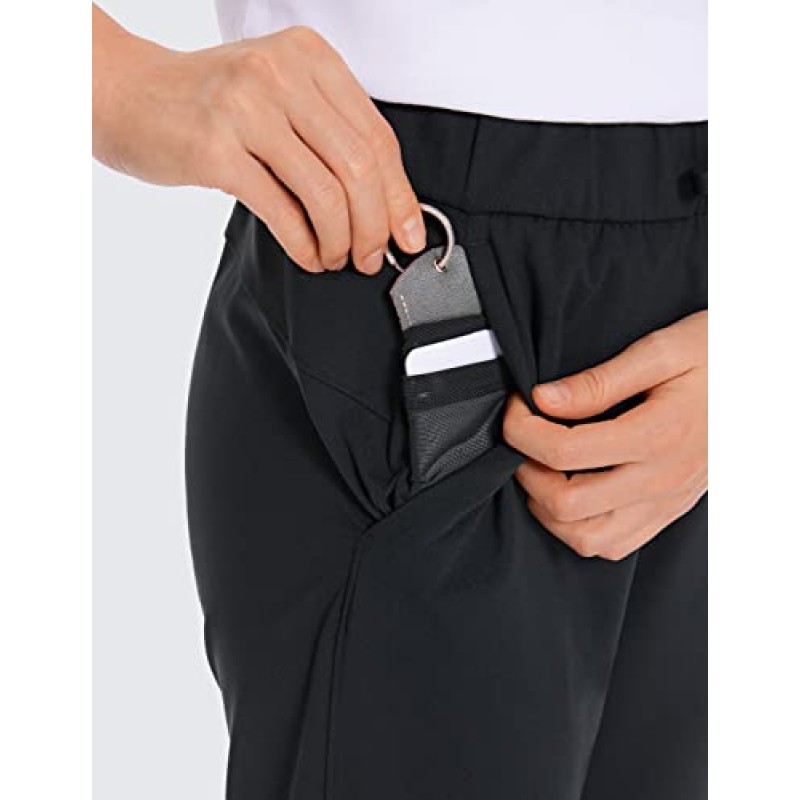 CRZ YOGA 여성용 하이 웨이스트 4방향 스트레치 골프 카프리 25