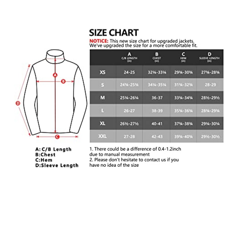 Little Donkey Andy 여성용 경량 따뜻한 스트레치 골프 재킷 풀 지퍼 열 하이브리드 썸홀 러닝 하이킹 트랙 재킷