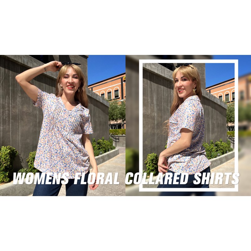 Kistore Womens 반소매 폴로 T 셔츠 V 넥 여름 기본 탑 패션 2023 비즈니스 캐주얼 작업 블라우스 S-XXL