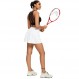 Toumett Pleated 테니스 스커트 여성용 포켓 반바지 운동 골프 Skorts Activewear 러닝 운동 스포츠 스커트