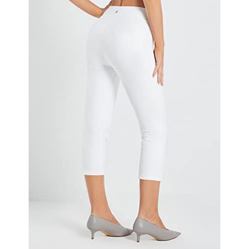 BALEAF 카프리 바지 여성용 캐주얼 여름 요가 드레스 카프리 작업 Jeggings 운동용 골프 자르기 바지 포켓 포함