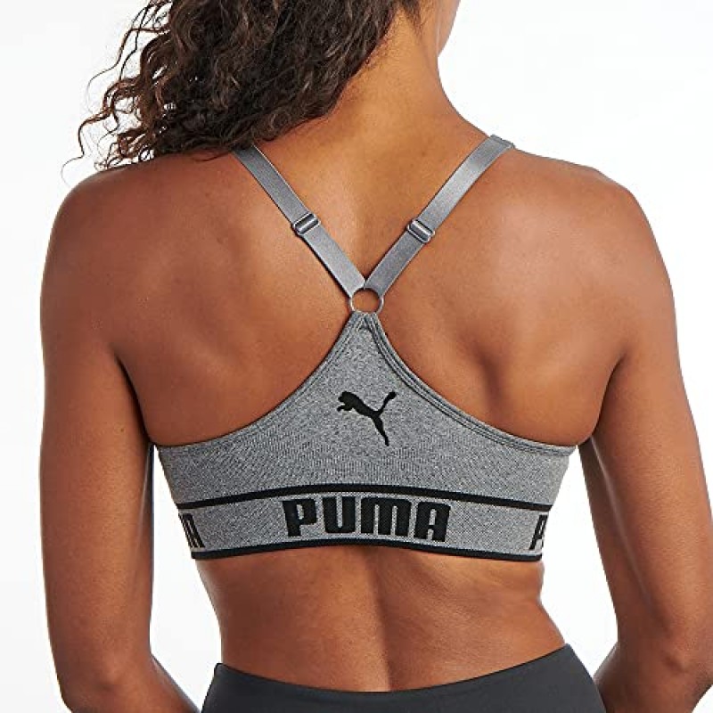 PUMA 여성용 심리스 스포츠 브라