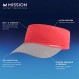 MISSION Cooling Stretchy Visor - 남성용 및 여성용 남녀공용 바이저 모자, 슬립 밴드 없음, UPF 50 자외선 차단 바이저
