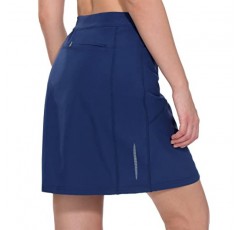 Little Donkey Andy 여성용 운동 Skort 스커트 UPF 50+ 퀵 드라이 골프 테니스 인과 스커트(포켓 포함)